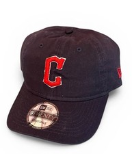 Cleveland Guardians New Era 9TWENTY Core Classic Navy Blue Adjustable Hat