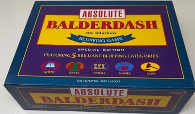 Absolute Balderdash -  Special Edition - 1999 - Drumond Park - Missing Cards