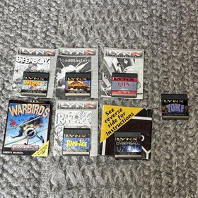 Atari Lynx Model 1 System, Games, Carrying Cases, Manuals, etc; Works, Read Desc
