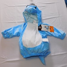NEW Baby First Halloween Costume Shark 12-18 Months 1 pce Blue Unisex Pullover