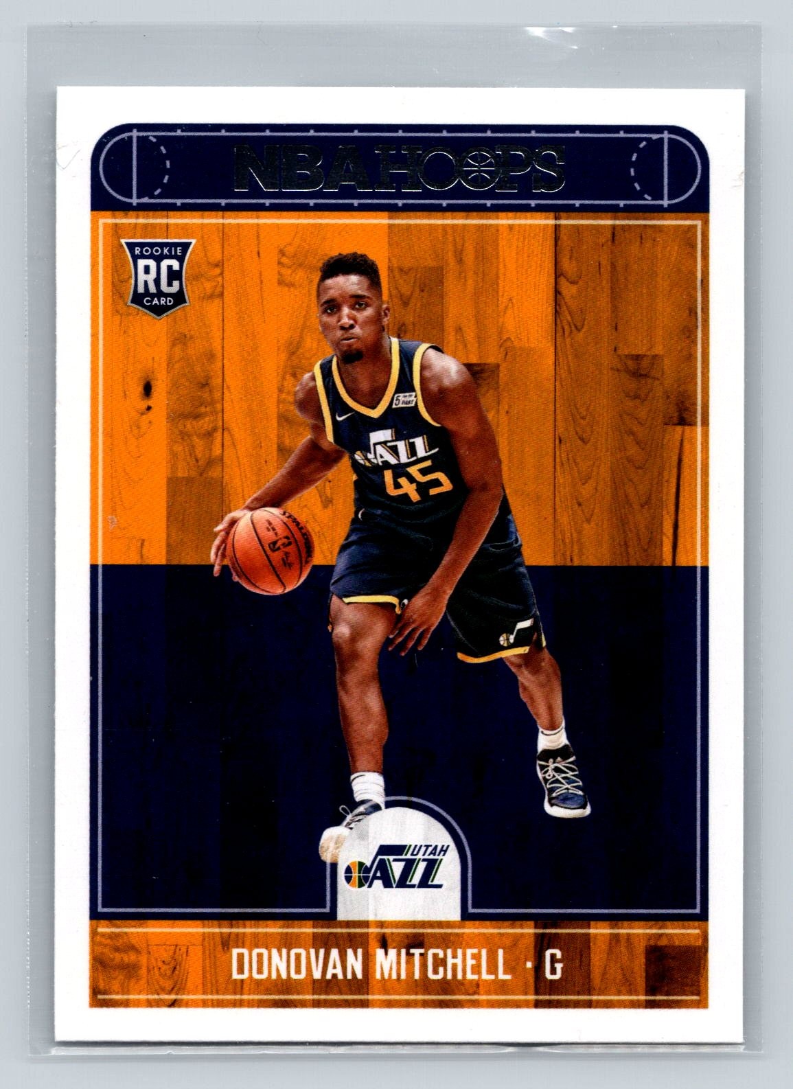 2017-18 Hoops #263 Donovan Mitchell RC Utah Jazz