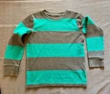 Jumping Beans Boys' Long-Sleeve Waffle Stripped Shirt Size 7 (A2.116)