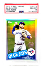 2020 Topps Chrome 1995 Version REFRACTOR BO BICHETTE RC Card PSA 10 GEM MINT