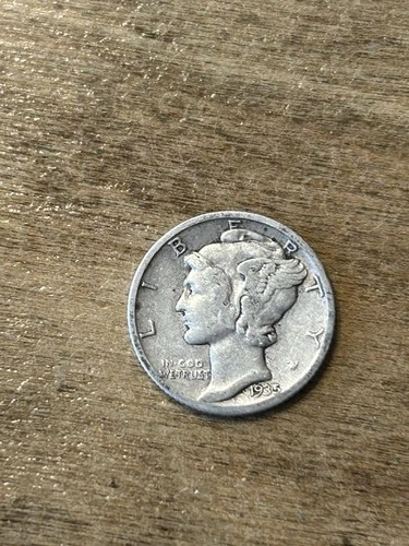 1935S Mercury Dime VF