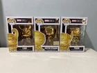 New in Box Original Funko Pop! Gold Marvel Studios Set Loki Doctor Strange Thor