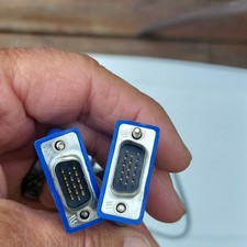 VGA/SVGA Cable 15-Pin D-Sub Male to Male Blue Monitor 1:1 Connection U40