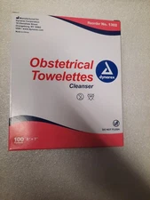 100 packets Dynarex Obstetrical Cleansing Towelette 5'' x 7" 1302