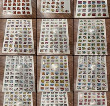 Vintage Scrapbooking Stickers Lot 100  s 500 1980  s 1990  s Book