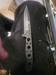 CRKT - M16-10KS EDC Tanto Frame Lock Knife (3" Black Serr)