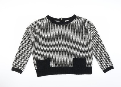 New Look Damen Pullover Pulli schwarz Größe 14