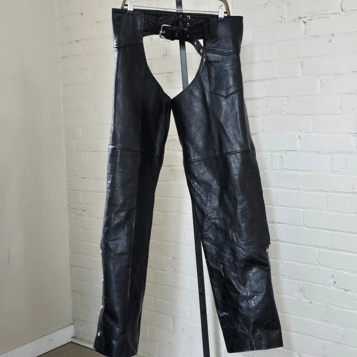 Interstate Leather Motorcycle Chaps for sale | eBay