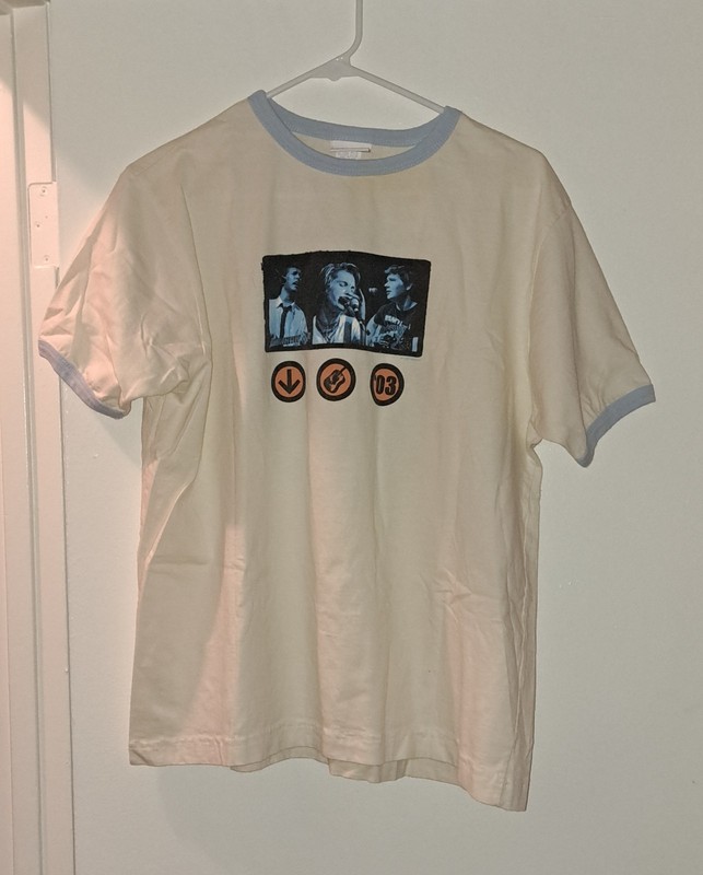 Vintage 2003 Hanson Acoustic Concert Tour Shirt -- XL