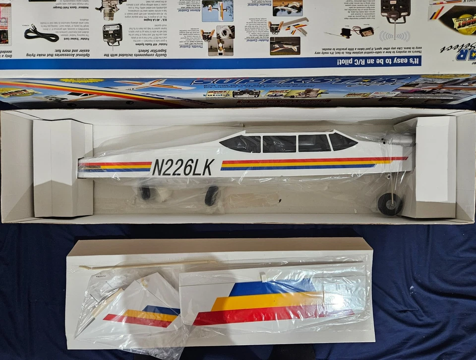 VINTAGE HOBBICO SUPERSTAR SELECT READY TO FLY RC (NEW OLD STOCK) RARE! WOW! 🔥 - Image 3 of 4