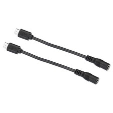 2pcs Micro USB to DC Extension Cable Male to Female Extension Power Cords