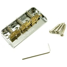 Wilkinson Telecaster Half Bridge - Chrome with Brass Compensated Saddles