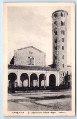RAVENNA S. Apollinare Nuovo dopo i restauri ITALY Postcard