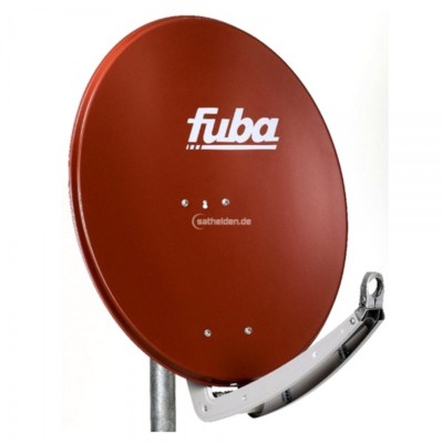 Fuba DAA 780 R Satellitenspiegel 78 cm ziegelrot Sat Spiegel Schüssel Aluminium