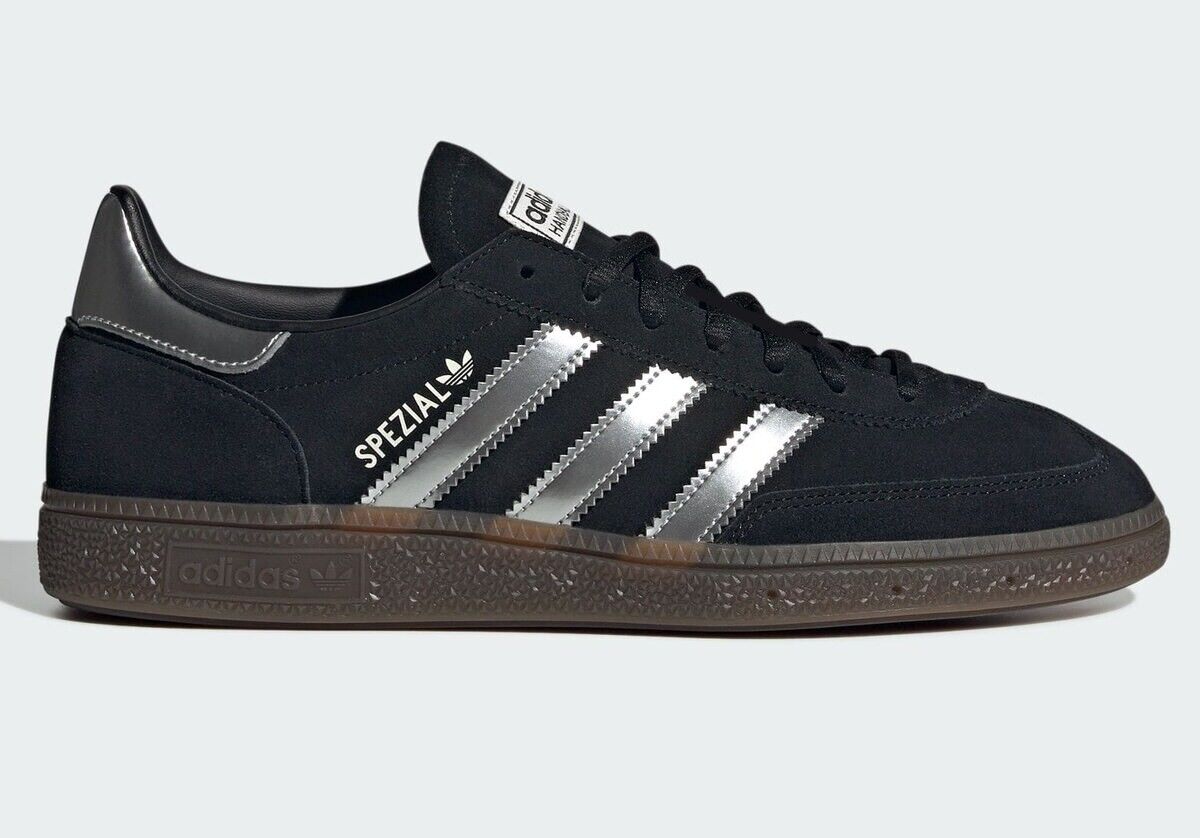 JP5356 adidas Originals Handball Spezial Core Black Silver JP5356 adidas Originals Handball Spezial Core Black Silver