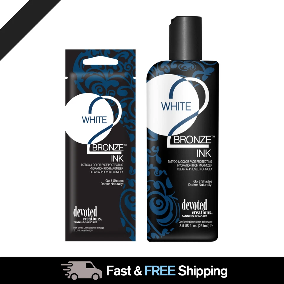 Devoted Creations lozione abbronzante lettino bianco 2 bronzi INCHIOSTRO puro acceleratore