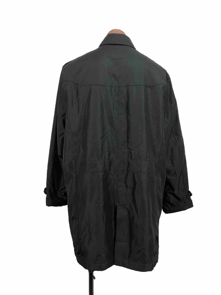 Abrigo de lluvia vintage años 90 y2k para hombre estructura guisante chaqueta palangre interior acolchado Foto 2 de 4