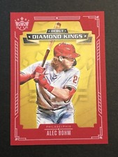 2021 Panini Diamond Kings DK Debut Red Frame Parallel Alec Bohm DDK-PP Rc