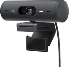 Logitech Brio 500 Full HD Webcam with HDR & Privacy Cover - Graphite