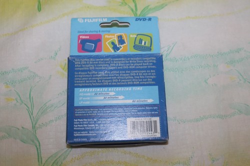 Paquete de 3 DVD-R Fujifilm nuevo y sellado - Imagen 2 de 2