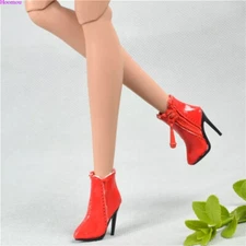 Sherry Shoes Boots for 12" FR2 FR6.0 Nu.face 3.0 poppy parker DG momoko Red