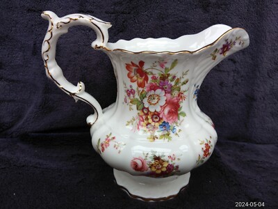 Antiker (PERFEKTER) englischer Hammersley Flower China 17 cm Krug Krug