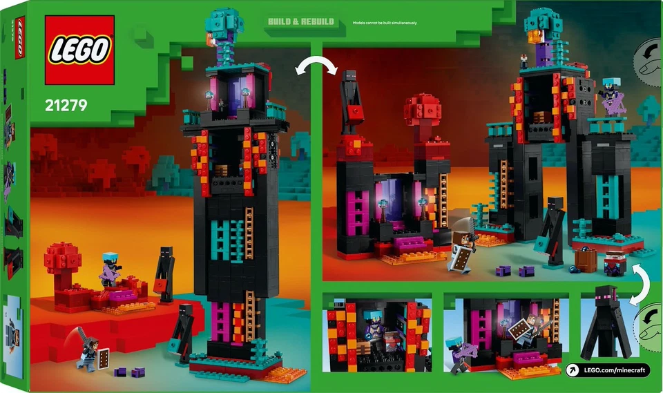 LEGO Minecraft 21279 The Enderman Tower 867 pcs Toy Building Kit - Image 2 of 4