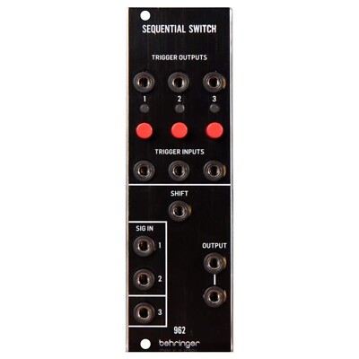 Behringer 962 SEQUENTIAL SWITCH Legendary Analog CV Multiplexer Module for Eu...