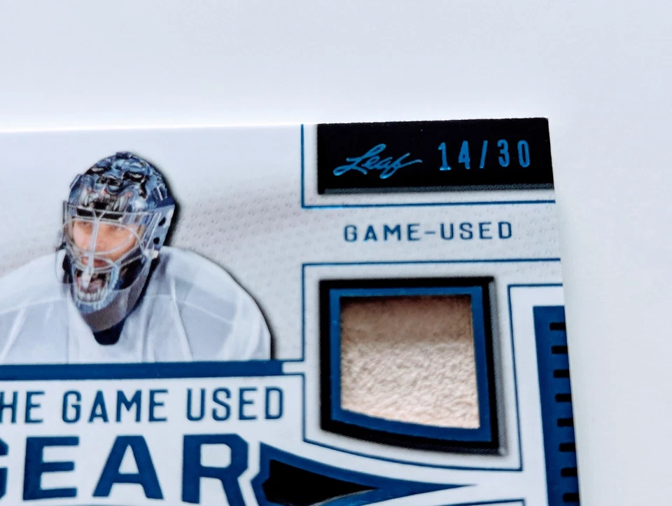 🔥#/30 CURTIS JOSEPH 6 RELIQUIAS 2020-21 HOJA EN EL JUEGO CAMISETAS EQUIPO USADAS ITG🔥 Foto 3 de 4