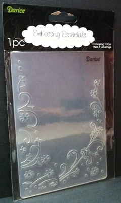 NEW Darice Floral Border Universal Embossing Folder 1215-69 | eBay