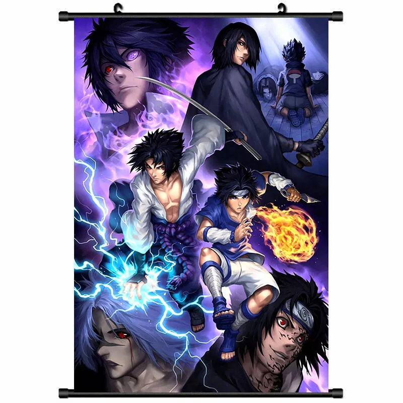 Poster Sasuke Japanese Anime  Presentes & Merchandising