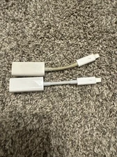 4 Used Apple A1433 Thunderbolt to Gigabit Ethernet Adapters