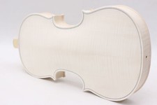 Unfinished 4/4 Violin Body Spruce Europe Flame Maple DIY for Stradivari Style