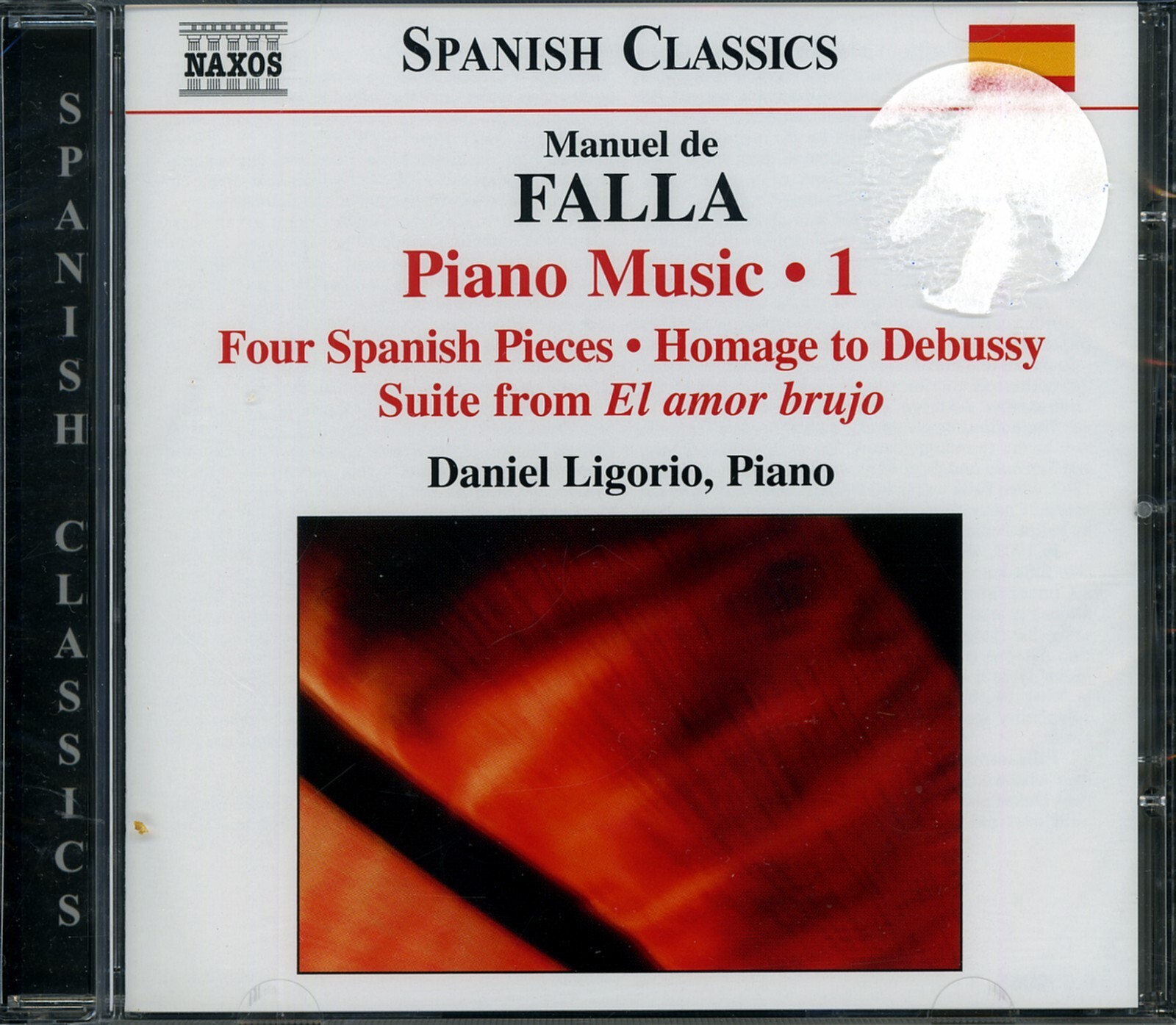 MANUEL DE FALLA PIANO MUSIC 1 NAXOS SPANISH CLASSICS NEW SEALED CD.FREE UK P&P