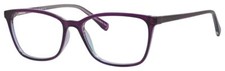 Women's Frame Enhance EN4012 Eyeglasses Frame Size 54-16-140 Purple Sea