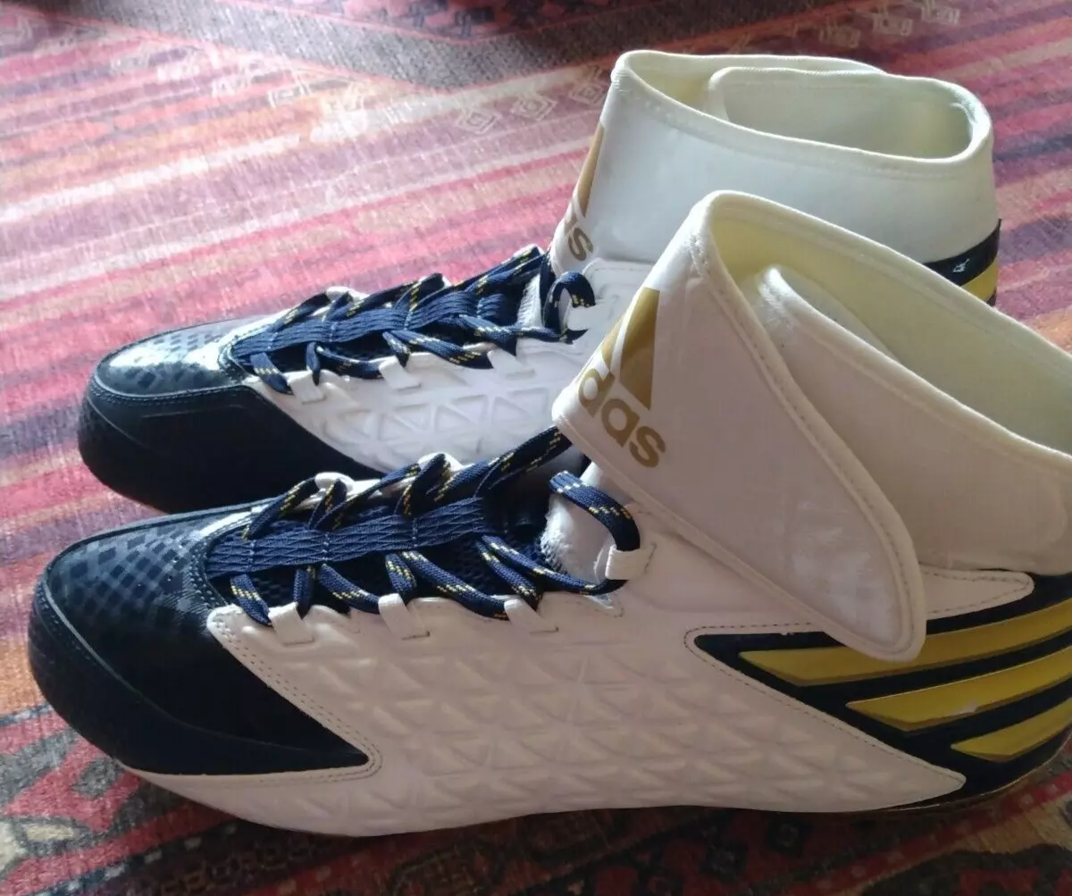 Adidas Quickframe gold, blue White Cleats - 16 New | eBay