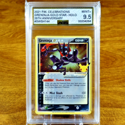 Greninja ゴルドスター Celebrations プロモカード新品未開封 Pokemon Celebration Black Star Promo Greninja Gold Star