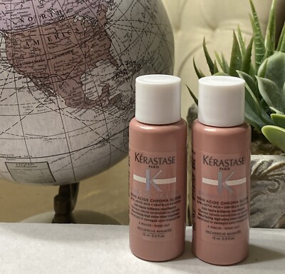 2x NEW- Kerastase Chroma Absolu Soin Acide Chroma Gloss 0.5oz/15ml each