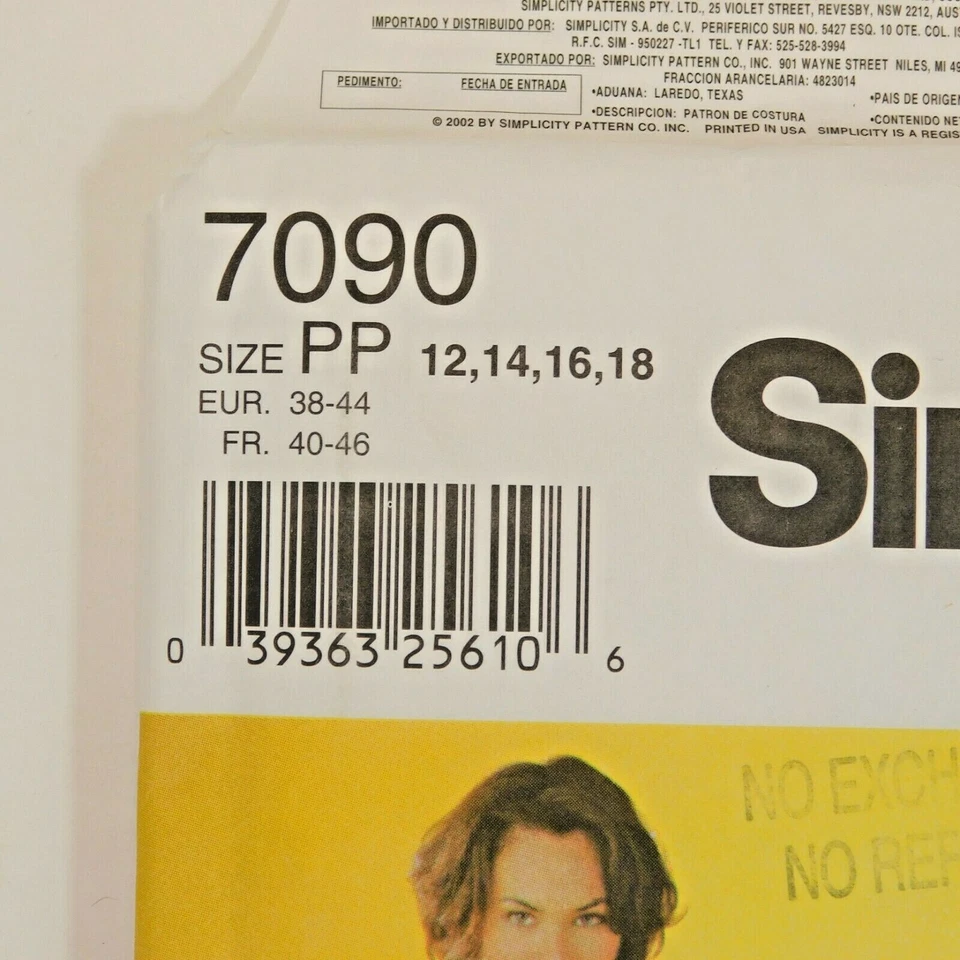 Simplicity 7090 Misses Skirts Purse Sewing Pattern Size 12-18 Uncut Pull on Bias - Image 4 of 4