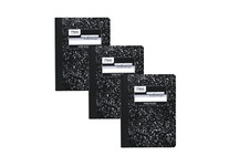 Mead Composition Notebook Wide Ruled 100 Sheets 3 pack 9-3/4 7-1/2 Colors Vary