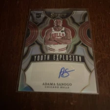 2023-24 Panini Select - Youth Explosion Signatures Prizm Adama Sanogo (AU, RC)