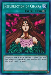 Resurrection of Chakra - NUMH-EN053 - Super Rare - Unlimited x3 - Near Mint