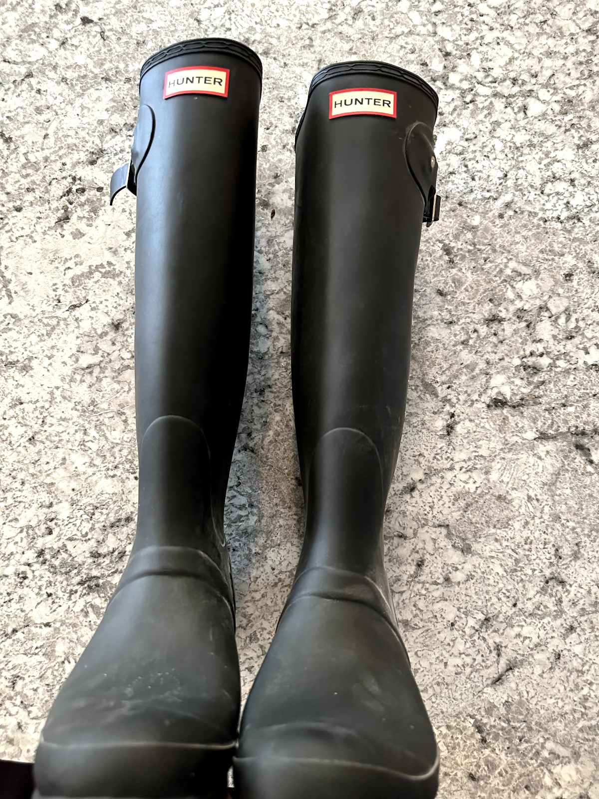 Hunter Women's Original Tall Gloss Boot US 9 - Black
