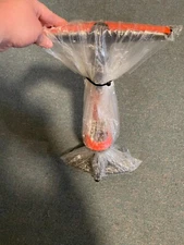 Bike Floor Pump + Gauge - Orange