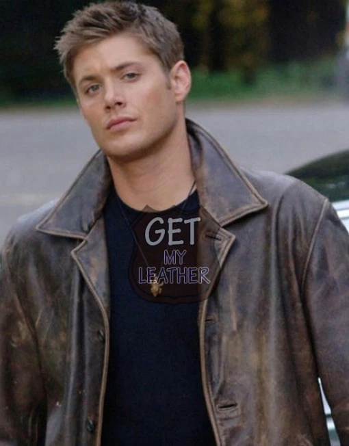 Dean winchester black store leather jacket