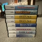 Nintendo DS Brain and Puzzle Lot.  Complete- all manuals & inserts inc. NTSC-U/C