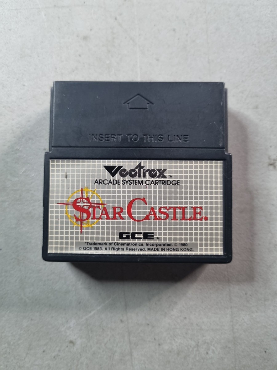 Vectrex Star Castle Arcade Video Game Cartridge for Vectrex System